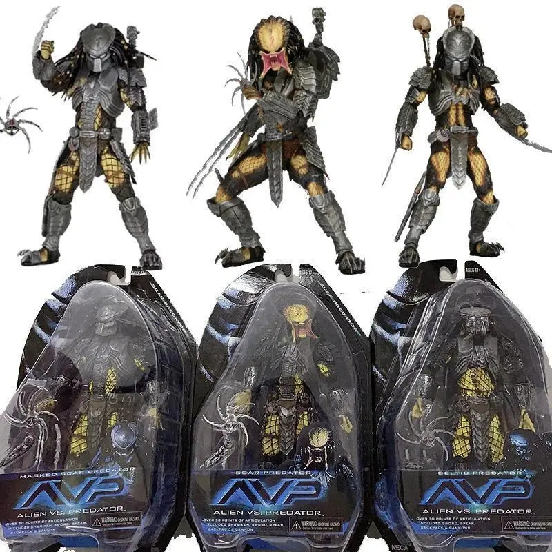 Celtic Predator Masked Scar Predator Figure Alien Action Figure Toys Collection Model Toys Joint Movable Children's Gifts Popular toys 2026 Hot selling toys