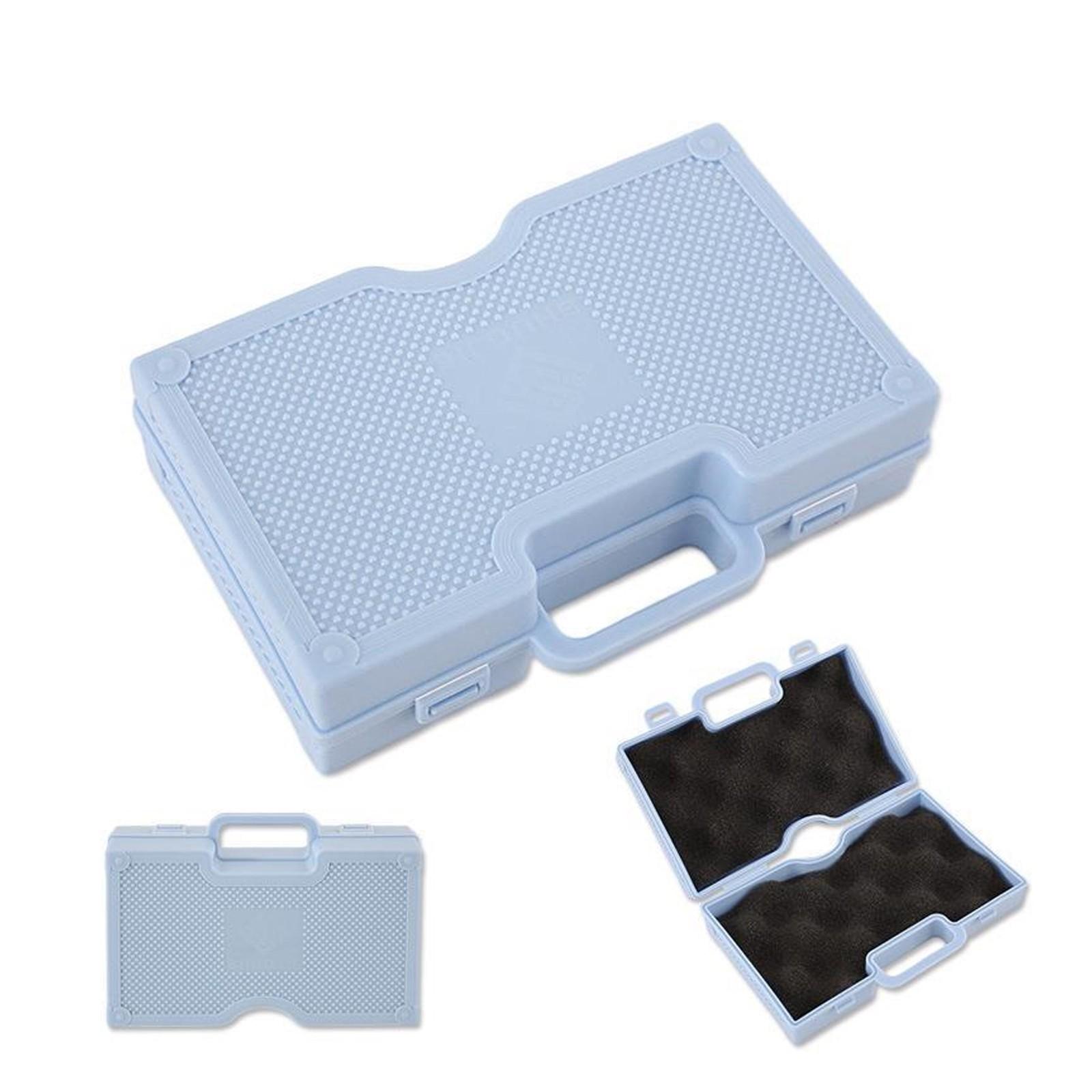 1pc Mini Pistol Model Display Case with Foam - Portable Pistol Organizer Box for Storage & Travel, Desktop Holder, Gift Idea