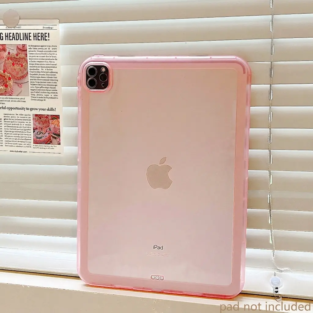 Shockproof transparent candy tablet protective case Tablet Protective Cover for iPad 7/8/9/10/11 Air 3/4/5/6/7 Mini 4/5/6 Pro Tablet Casing iPad Tablet Accessories (Case Only)