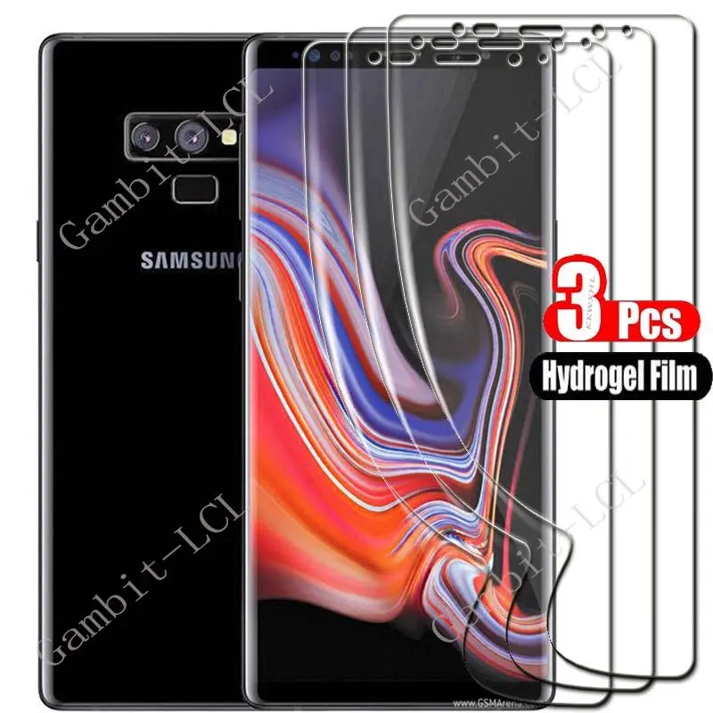 Durable, Lightweight, Smooth HD Soft Hydrogel Full Protection Screen Protector for Samsung Galaxy Note9 6.4" (SM-N960U, SM-N960F) Mobile Phone Accessories