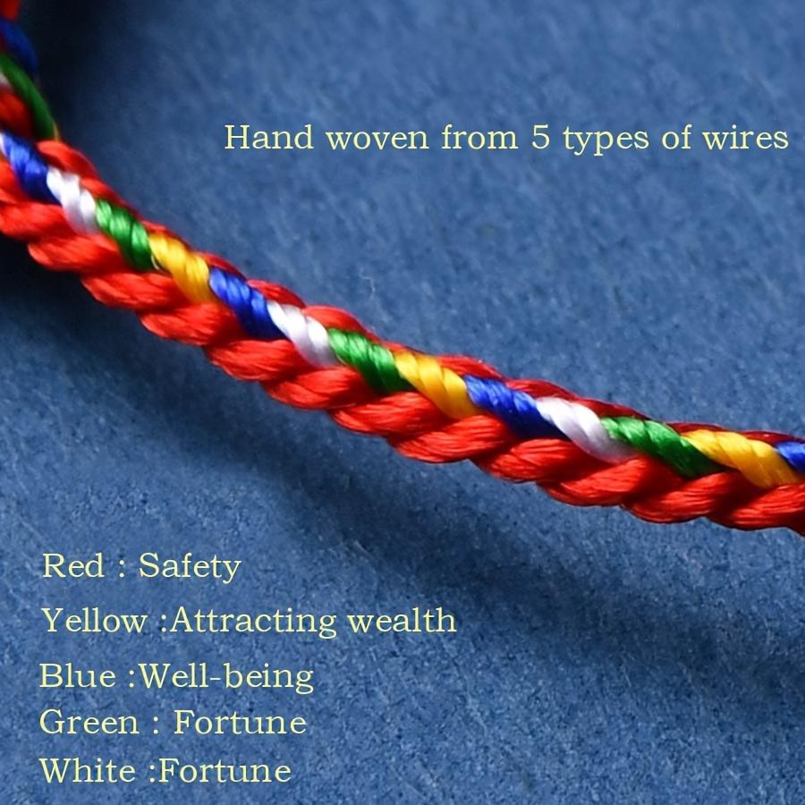 Handmade Adjustable Friendship Bracelet for Men, Featuring a 2Mm Thin String in 4 Colors, Grade A Charm, Perfect As a Gift for Your Boyfriend