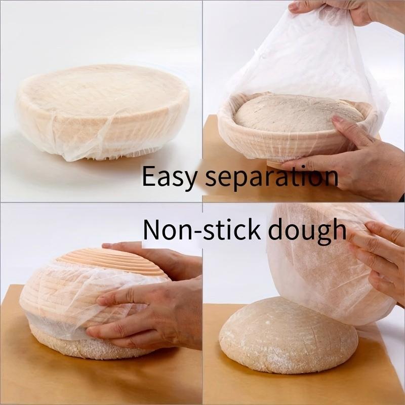 Bread Fermentation Cloth Set, Non-woven Material Moisturizing and Heat Retaining Non-stick Dough, Disposable Use Convenient, Clean and Fast, Suitable for Dough Baking. This product is a cloth set, does not include a fermentation basket