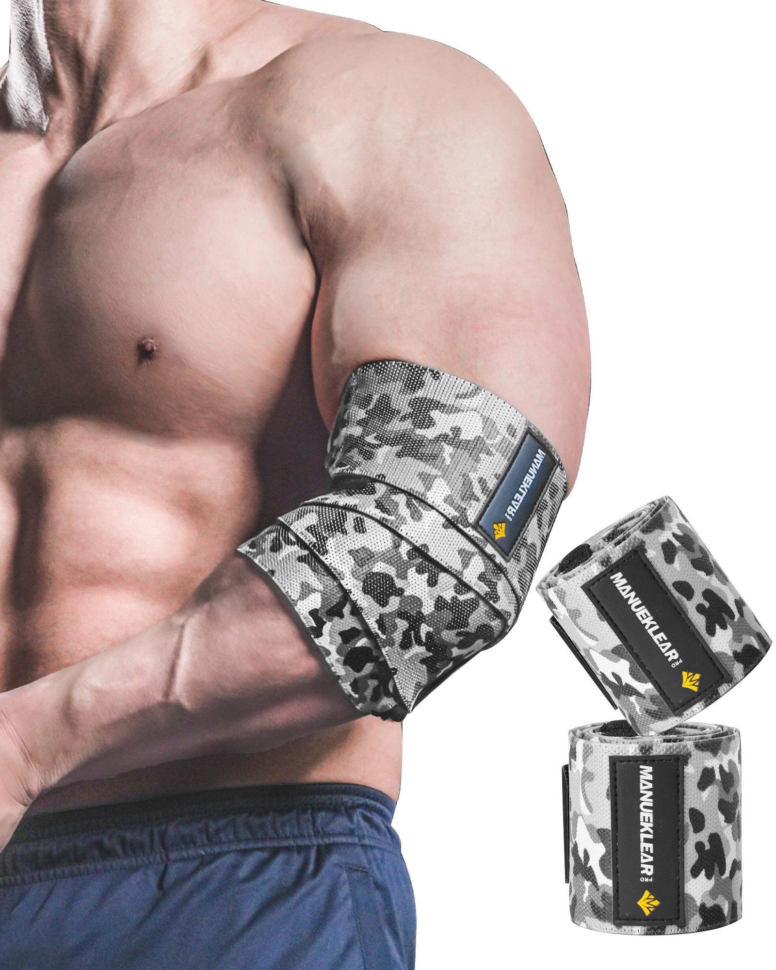 Men's Colorful Elbow Sleeve, Enhancing Elbow Support, Strength Training, Suitable for Weightlifting and Sports, Wrapping Elbows