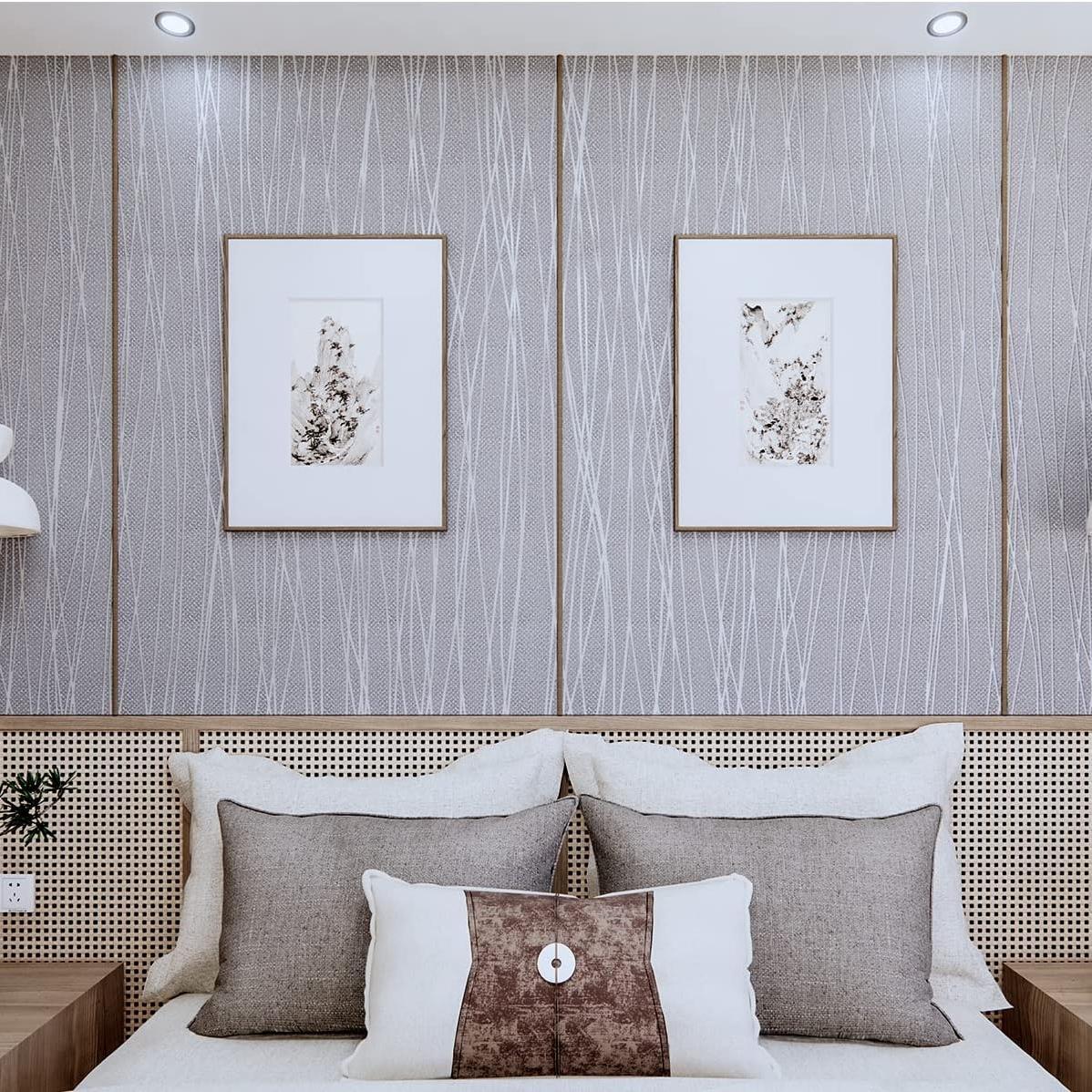 3D Grass Pattern Self-adhesive Wallpaper, Thickened 10m Wall Sticker, Wall Decorative Sticker for Home Living Room Bedroom