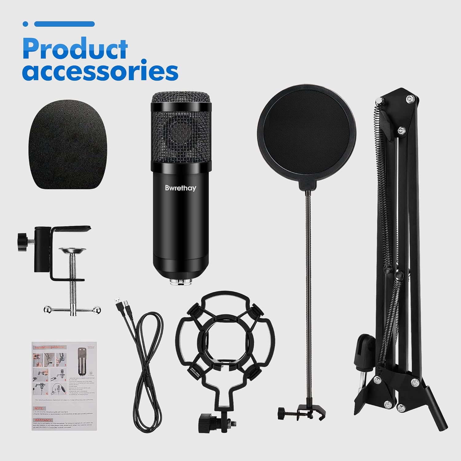 USB Gaming Microphone PC,Professional Cardioid 192kHz/24Bit Plug & Play Mic Recording Microphone Kit with Advanced Chipset,for Streaming, Podcast, Studio and Singing USB Gaming Microphone PC,Professional Cardioid 192kHz/24Bit Plug & Play Mic Recording Microphone Kit with Advanced Chipset,for Streaming, Podcast, Studio and Singing