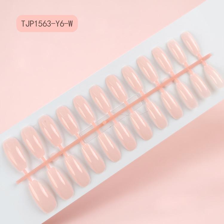 Extra-long trapezoidal fake nail patches, uncoated UV nail tips, 24-piece set of solid color press-on nails, Red Press on Nails Glossy Almond Shape Fake Nails Valentines Day Nails for Women