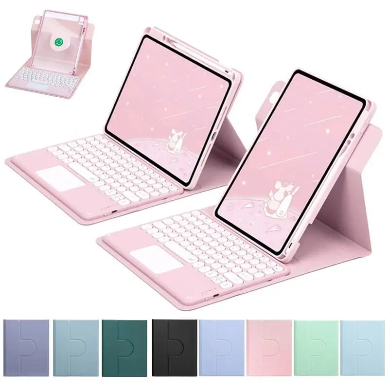 360° Rotation Keyboard Case for IPad 10th 2022 10.9 Air 5 Air 4 Magnetic Cover for IPad Pro 11 Air 3 Pro 10.5 8 9th Gen 10.2"