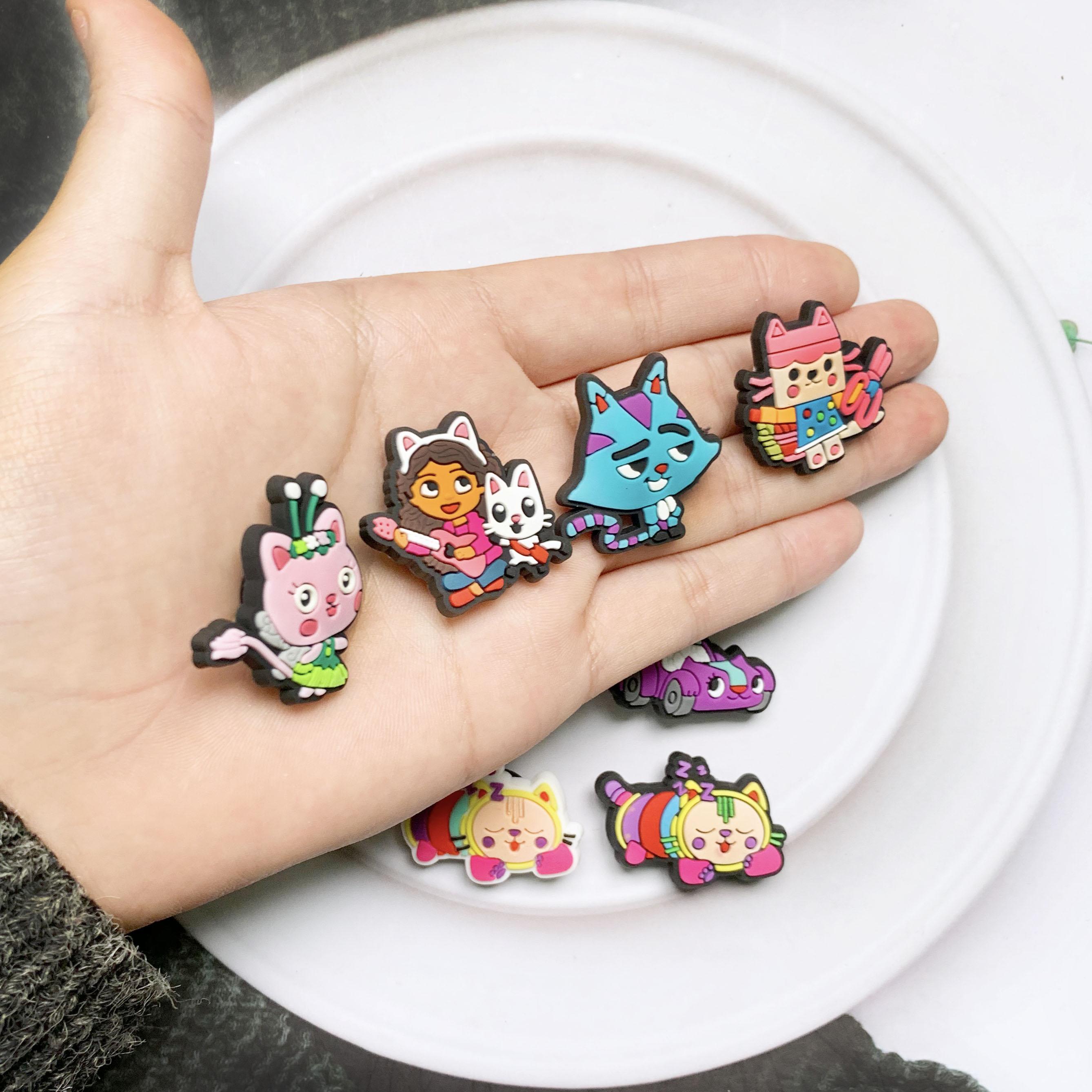 14-Piece Cartoon Series Shoe Charms For Bubble Slides Clogs Sandals,PVC Shoe Decorations Accessories Buckle For Christmas Birthday Gifts