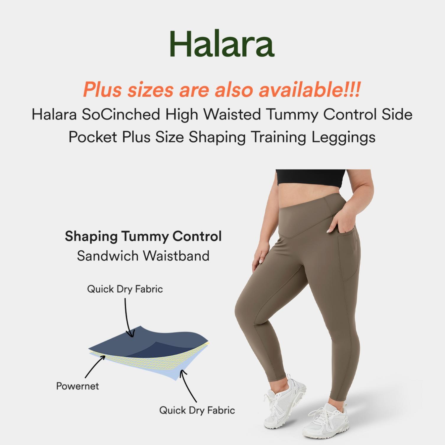 Halara UltraSculpt High Waisted Tummy Control Pocket Shaping Training Leggings #SwimWeek