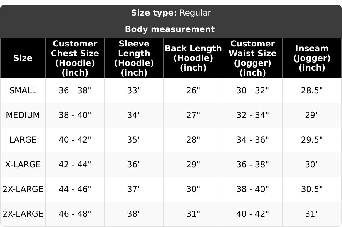 Men's Fleece Zip Hoodie & Jogger Set