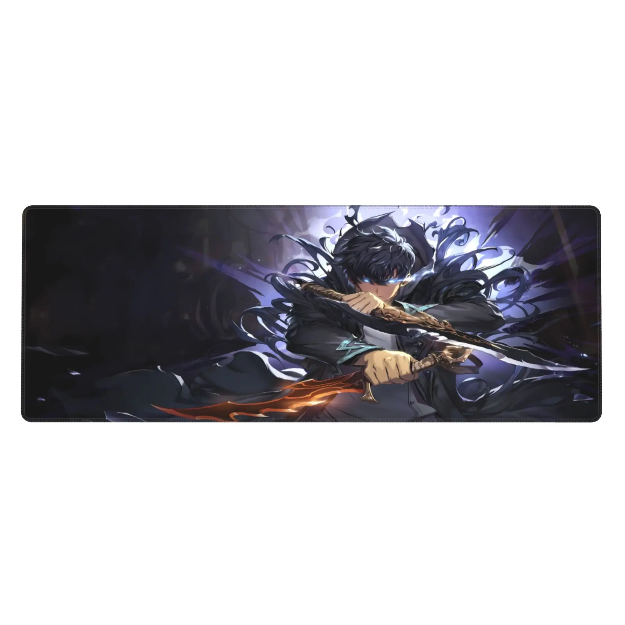 Solo Leveling Gaming  Large Printed Mouse Pad for Desk, Extended Gaming Mouse Mat with Smooth Surface and Non-Slip Rubber Base, Oversized Desk Pad for PC, Laptop, Office, Home, Gaming Setup and Everyday Workstation