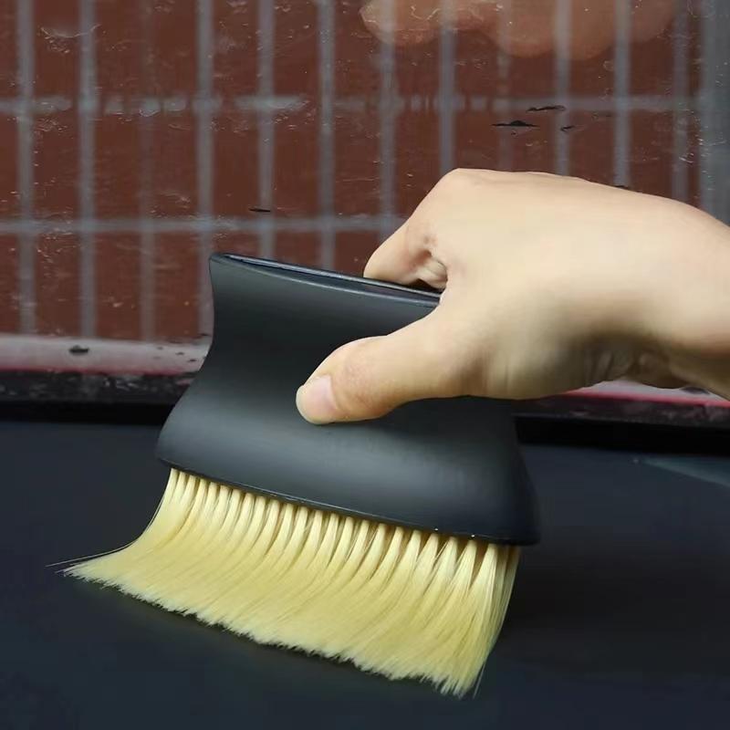 Car Interior Cleaning Brush, Soft Dust Sweeping Brush Tool for Car Detailing, Air Vent Gap Cleaning Brush, Multi-Purpose Car Wash Cleaning Tool for Dashboard, Keyboard and Narrow Spaces, Detail Brushes Car Detailing, Car Washing Brush