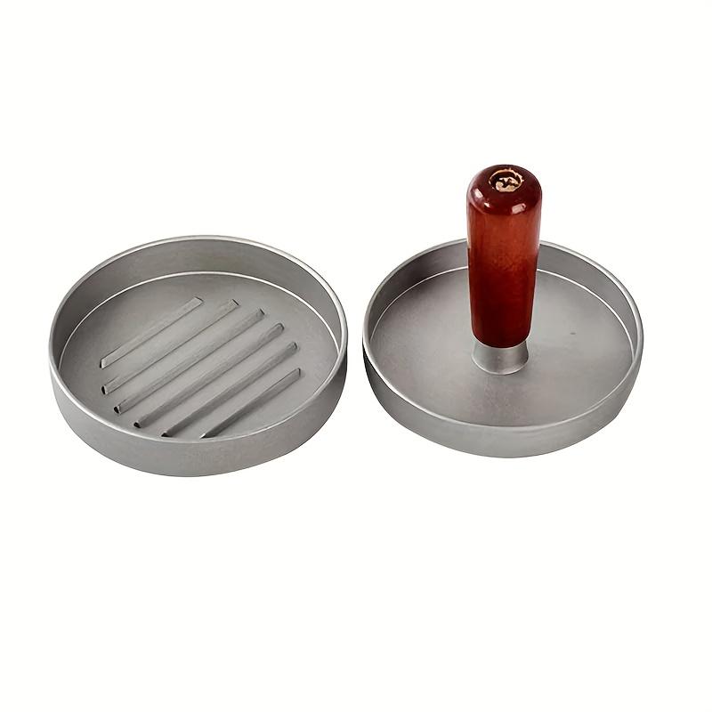 Stuffed Meat Patty Maker Mold, Premium Aluminum Alloy Construction with Non-Stick Handle, Kitchen Utensil for Forming Hamburger Patties