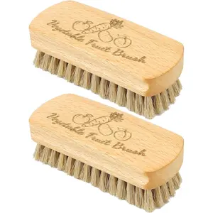 Vegetable Brush,2 Veggie Wash Brushes Potato Brush Cleaning Brush for Potato Carrot Cucumber and Fruits Vegetable Brush Scrubber for Food