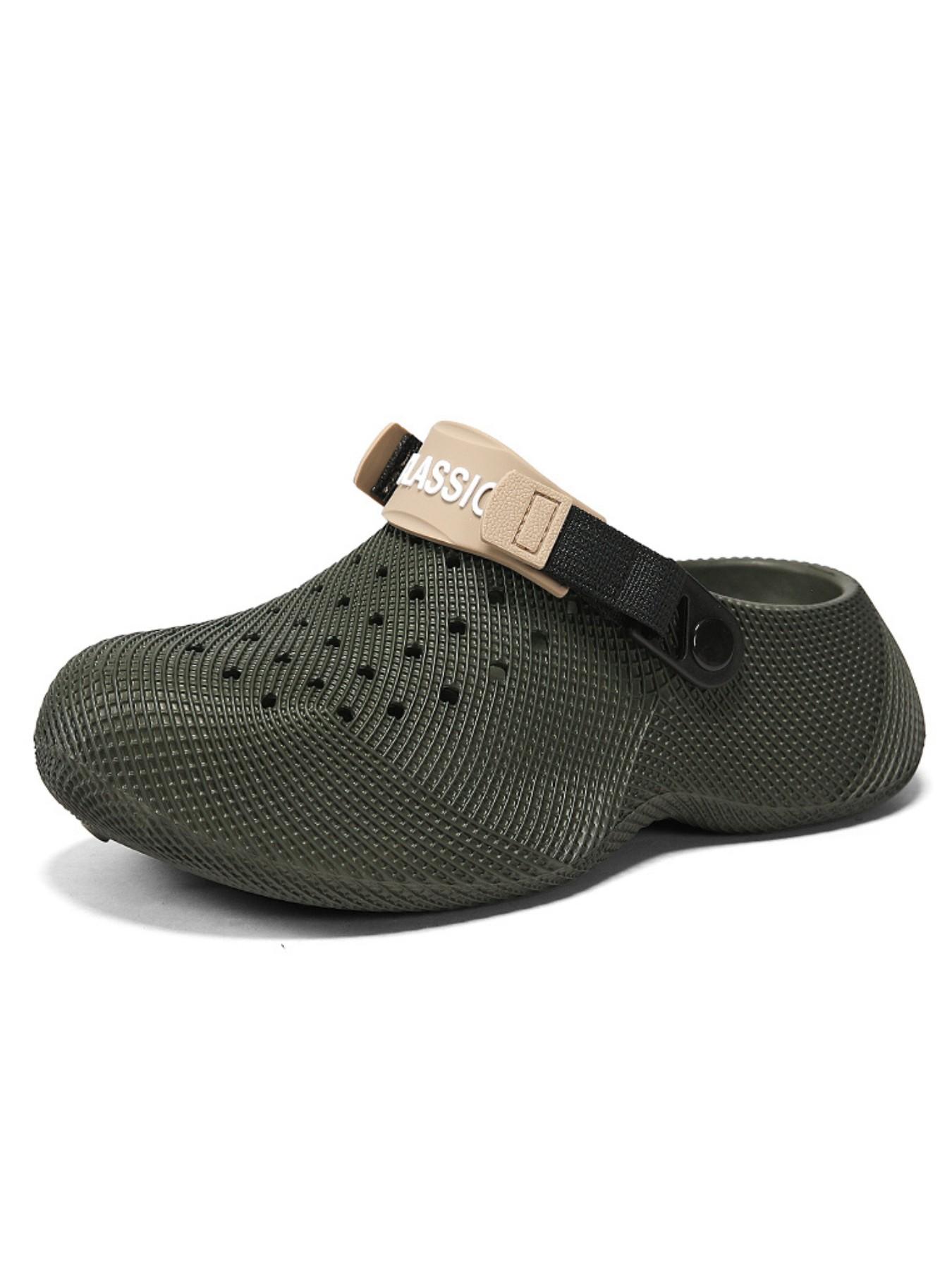 High-Quality Textured Eva Sandals, Arch Support, 6 Color Options, Striped Design, Breathable, Adjustable Back Strap, Unisex, All Seasons, Summer Slippers