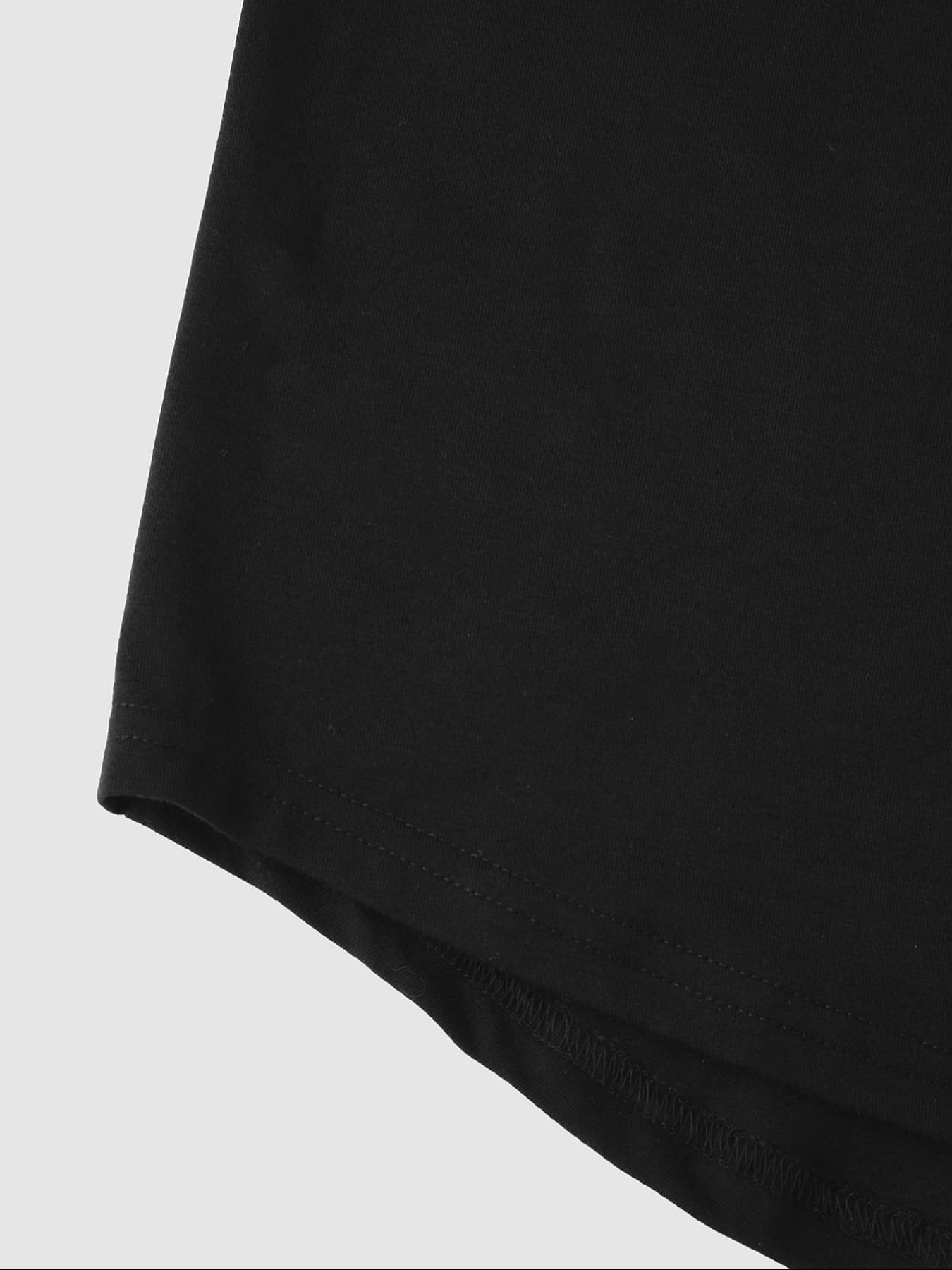 Men's Classic 3-Piece Set with Bull Graphic Pattern Print Long Sleeve T-Shirt, Casual Spring & Fall Layering Top, Fitted Comfortable Attire