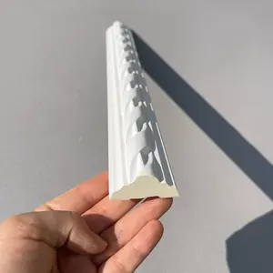 12-Piece Polyurethane Wall Molding Kit, Decorative Edge Trim & Cornice Strip Set, Ideal for Home Improvement Projects