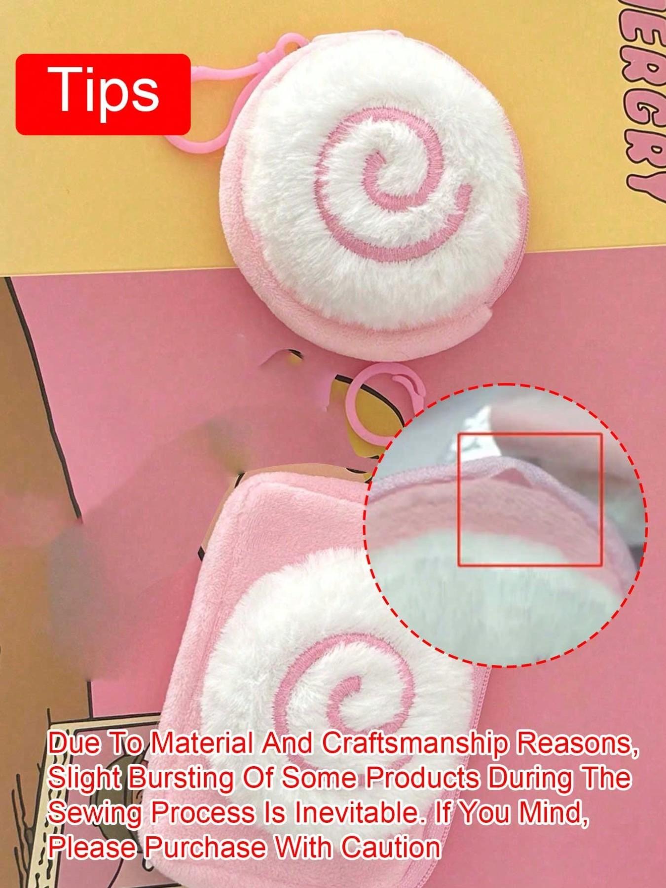 Cartoon Fish Shape Cute Wallet, Square and Round Options, Soft Faux Fur, Hand Washable, Zipper Pouch, Perfect Gift for Family Friends