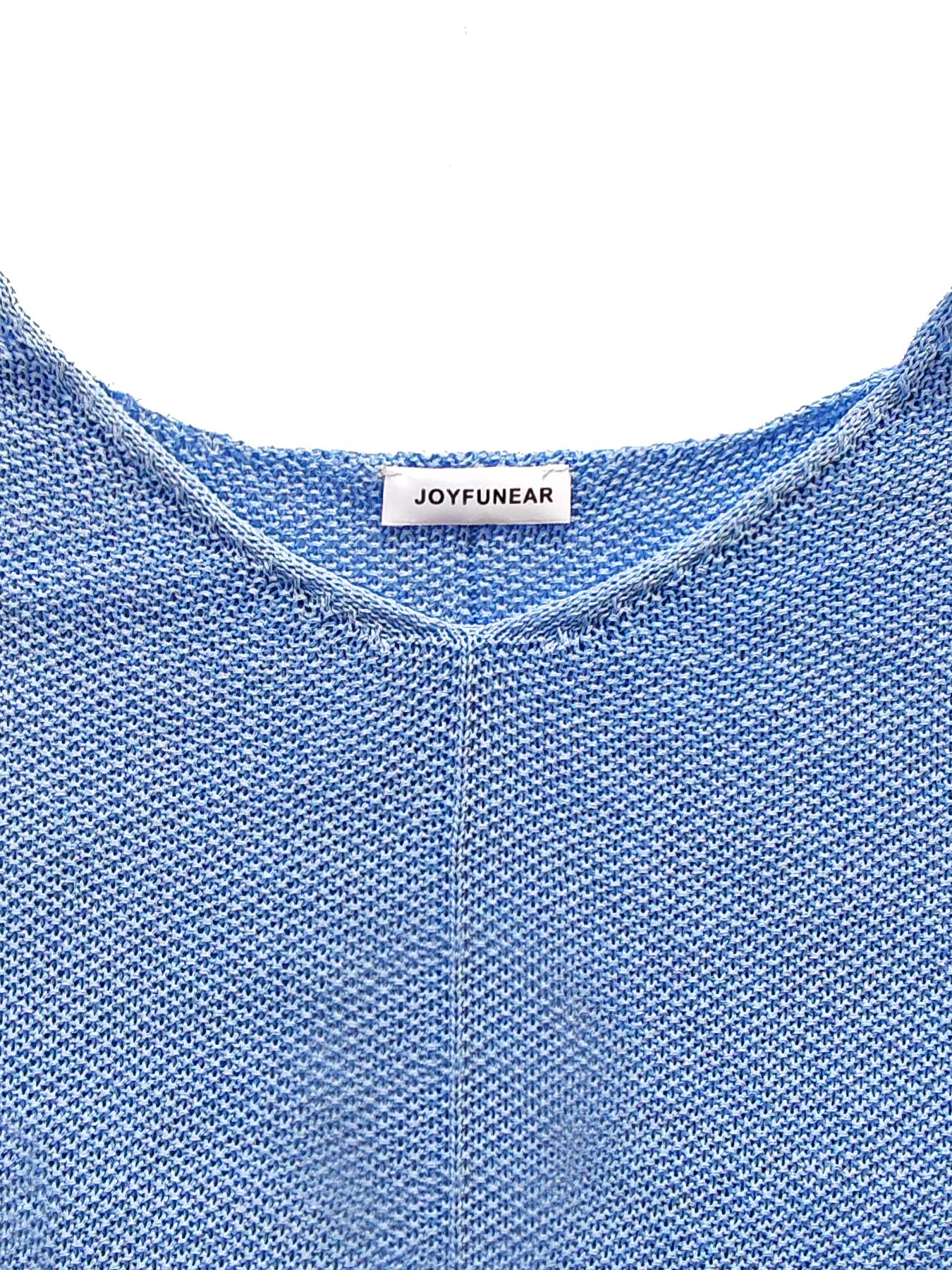 Joyfunear Women's Solid Color Knit Top & Dress Two piece Set Elegant Fashion Casual dress Set for Daily Outdoor Wear women Summer outfit