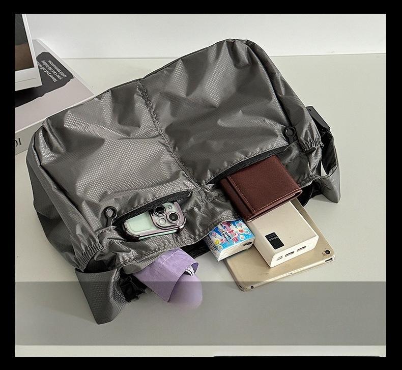 Men’s Waterproof Canvas Messenger Bag - Japanese Dumpling Crossbody Bag, Large Capacity, Multi-Pocket, Lightweight, Durable, for Work, Travel Men’s Waterproof Canvas Messenger Bag - Japanese Dumpling Crossbody Bag, Large Capacity, Multi-Pocket, Lightweight, Durable, for Work, Travel