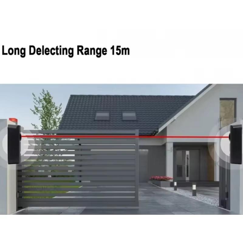 Ac/dc 12V 24v Waterproof Active Optical Single Beam Infrared Sensor Garage Door Transmitter Detector, Durable & Reliable Performance