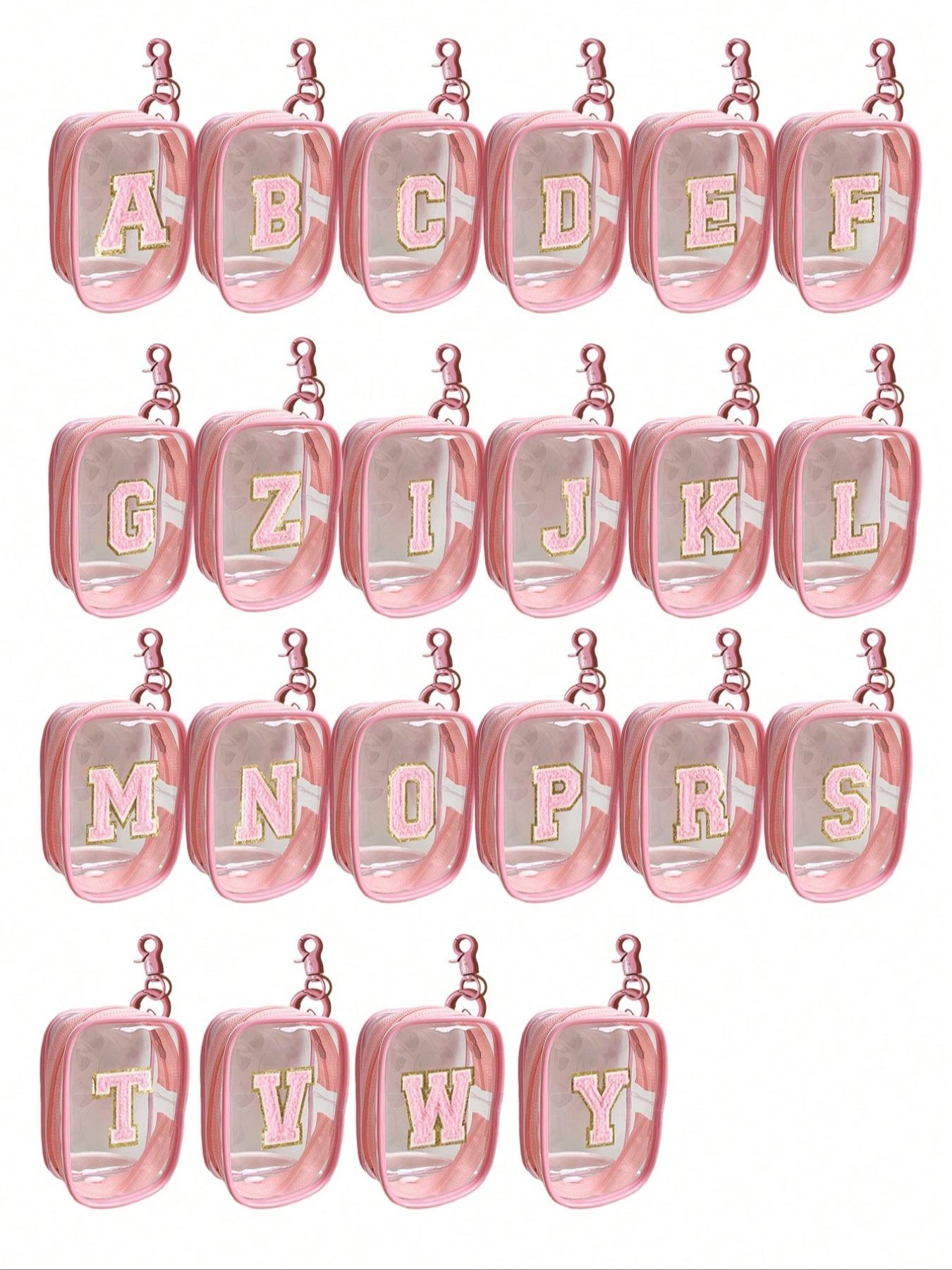 Portable mini transparent zippered storage bag, Zipper pouches, compact multi-functional storage bag, earphone charger storage box with key ring, transparent travel accessory, suitable for storing small items, data cable storage bag Organizer