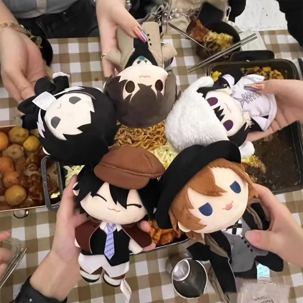 Anime BSD plush doll Nakahara Chuuya plush toy dazai osamu merch nakajima atsushi plush doll Ranpo Edogawa figure Akutagawa 20CM