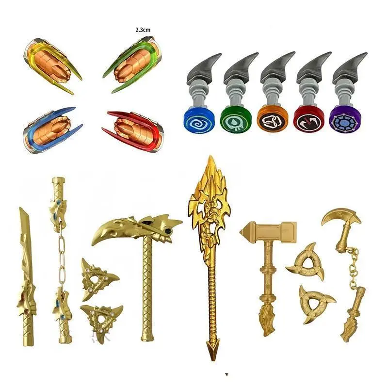 4.5cm ABS Small Building Bricks & Parts, Mini Assembly Toy Accessories for Movie Dolls, Kids' Gift (Classic & Novelty Toys Category)