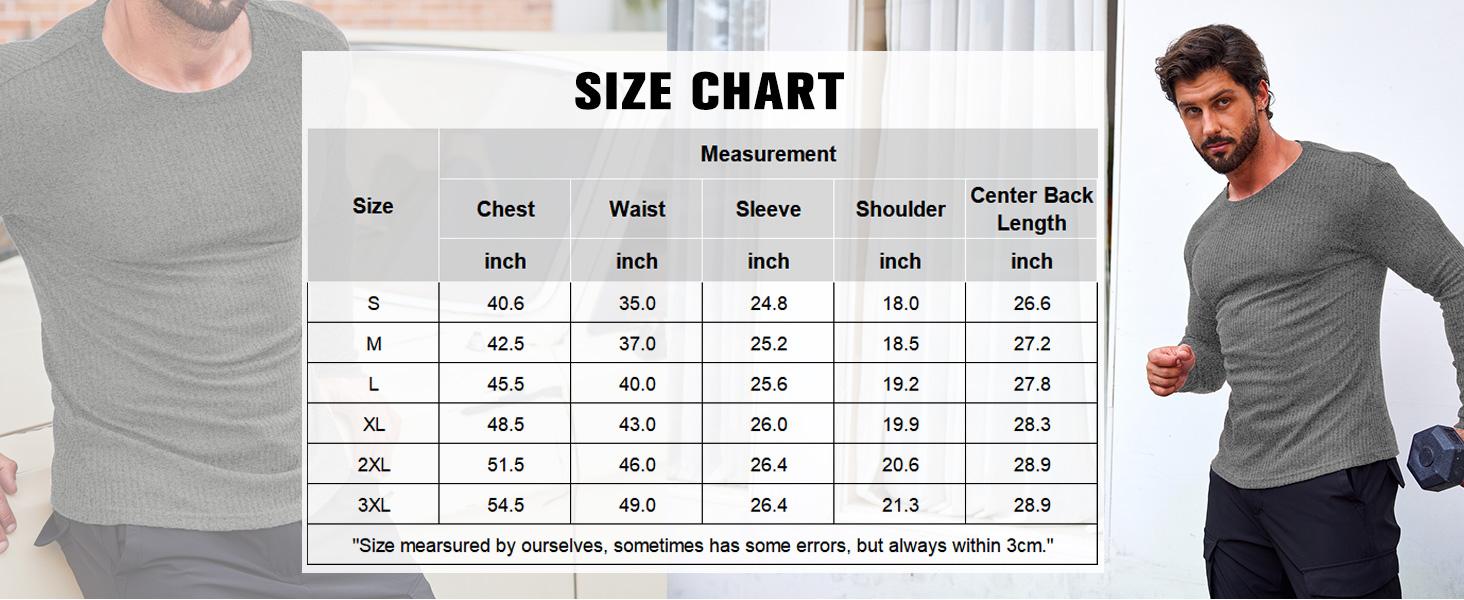 COOFANDY Men's 2 Pack Muscle T-Shirt Stretch Long Sleeve Gym Workout Bodybuilding Training Tee Shirts Casual Hipster Tops