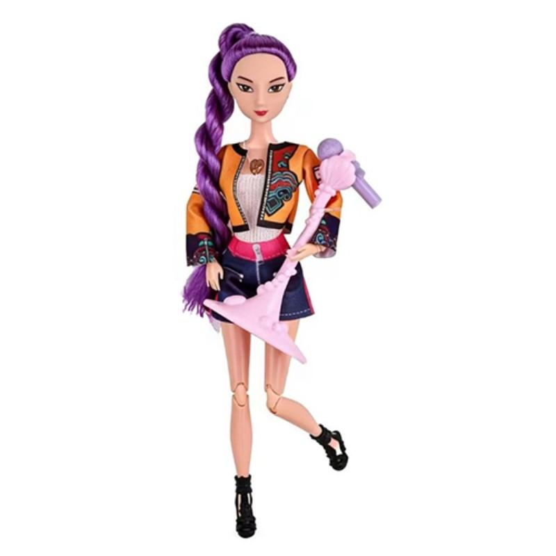 Fashion Girl Group Doll with Musical Instrument Accessories, 11.5 Inch Jointed Doll Gift, Christmas Present, Birthday Gift