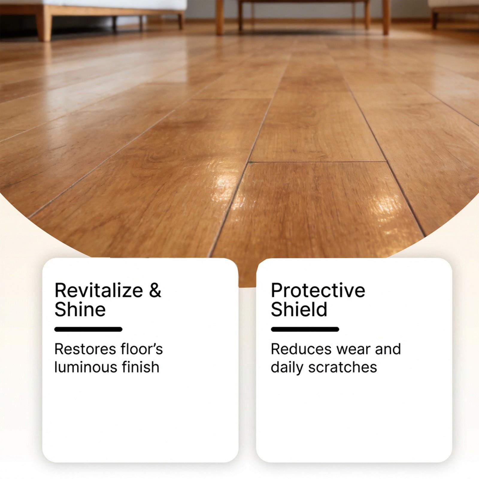 Floor Care Polisher Daily Home Use Gentle Convenient Shine Floor Scratch Repair, Effective Maintenance Solution for Hardwood Floors
