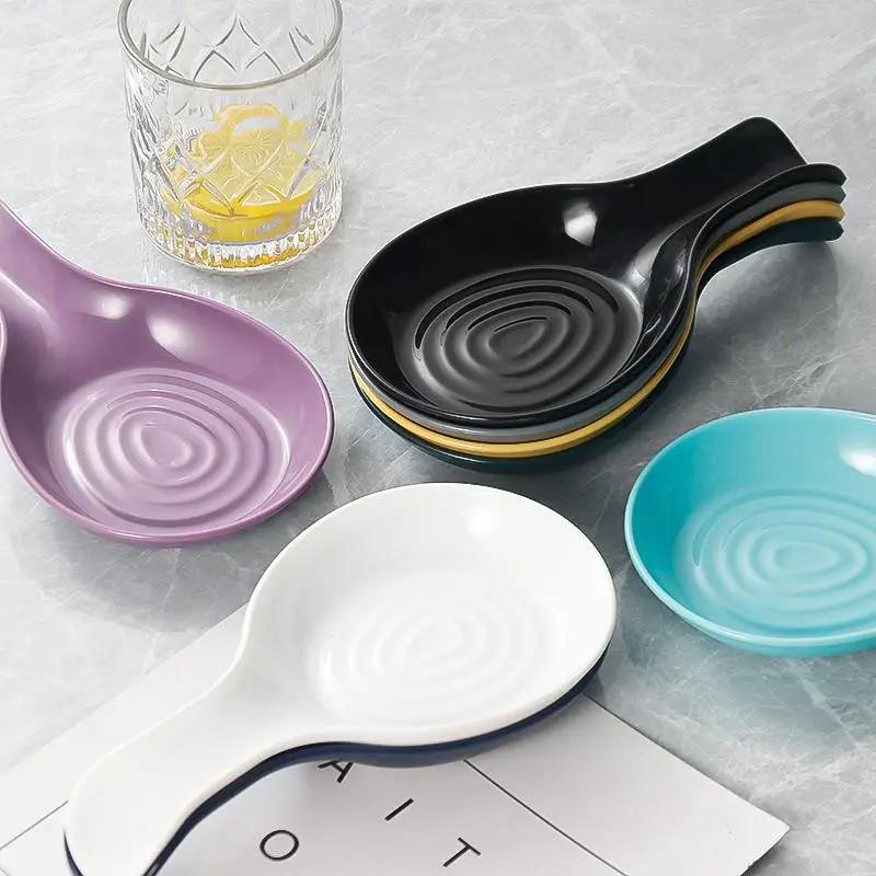 2 Pack PP Spoon Holder Heat Resistant Storage Rack Large Colorful Kitchen Accessories Cooking Utensil Organizer Classic Style