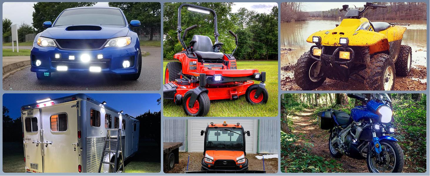 Nilight Led Pods 2Pcs 18W 1260LM Spot Led Off Road Lights Super Bright Driving Fog Boat Lights Led Work Light Bar for Trucks Pickup Golf Cart SUV ATV UTV 4x4 Van Camper Dual Row Triple Row Vehicle Autos dealsforyoudays Nilight Led Pods 2Pcs 18W 1260LM Spot Led Off Road Lights Super Bright Driving Fog Boat Lights Led Work Light Bar for Trucks Pickup Golf Cart SUV ATV UTV 4x4 Van Camper Dual Row Triple Row Vehicle Autos dealsforyoudays