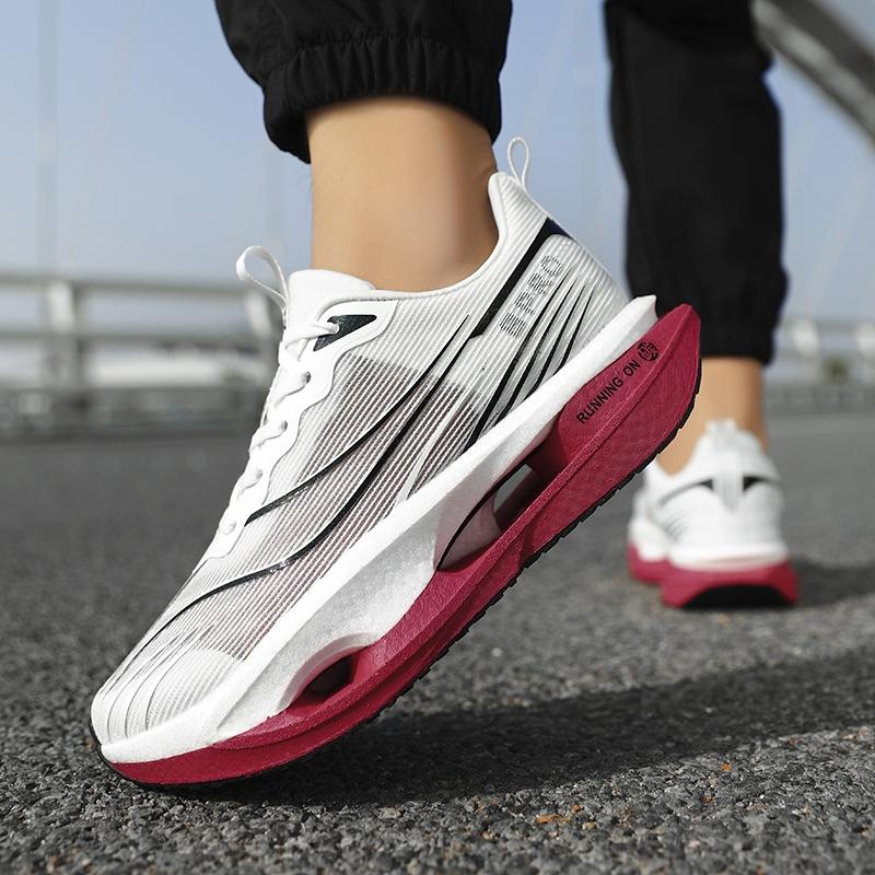 High-End Carbon Plate Cushioning Sneakers | Unisex Walking Running Sneakers Breathable Soft Anti-Slip Wear-Resistant 35-45