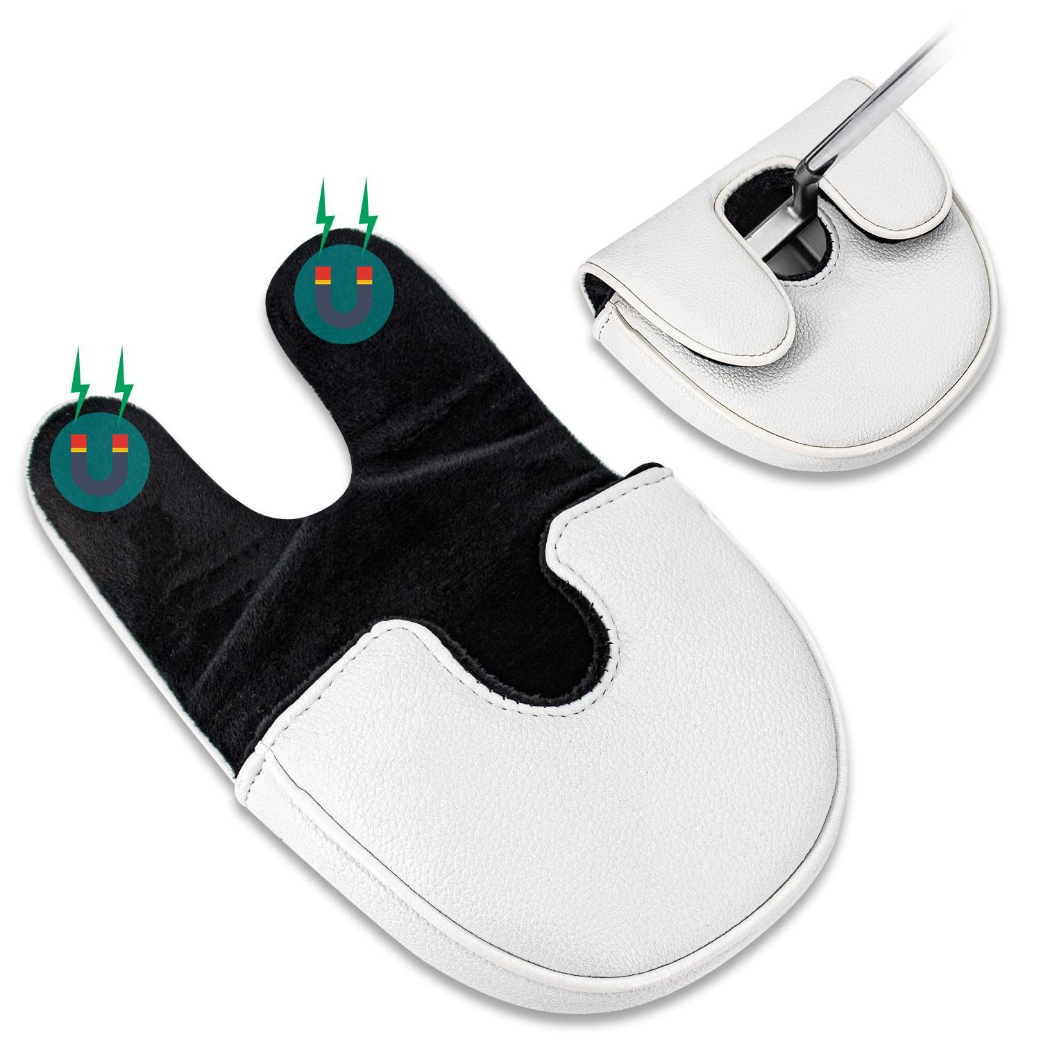 Poker Ace of Spades Golf Putter Cover, Durable Mallet Putter Headcover, Soft Lined Golf Club Protector, Stylish Golf Accessory, Perfect Gift