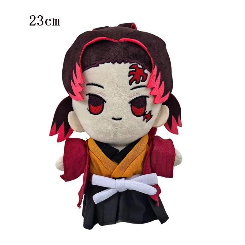Demon Slayer Plush Stuffed Toys Tsugikuni Yoriichi Tsugikuni Michikatsu Akaza Anime Cartoon Figure Doll Children's Birthday Gift