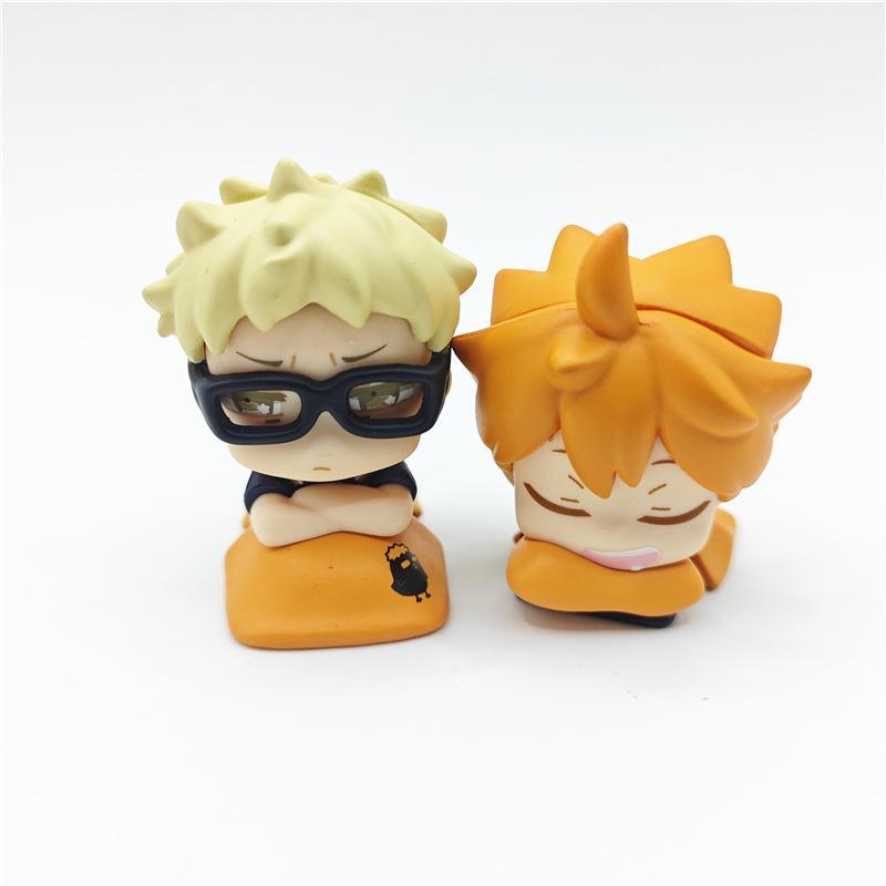 Haikyuu!! Sleep Series Mini Anime Figure Hinata Shoyo Kei Tsukishima Kozume Kenma Tetsurou Kuroo Collectible Model Toys
