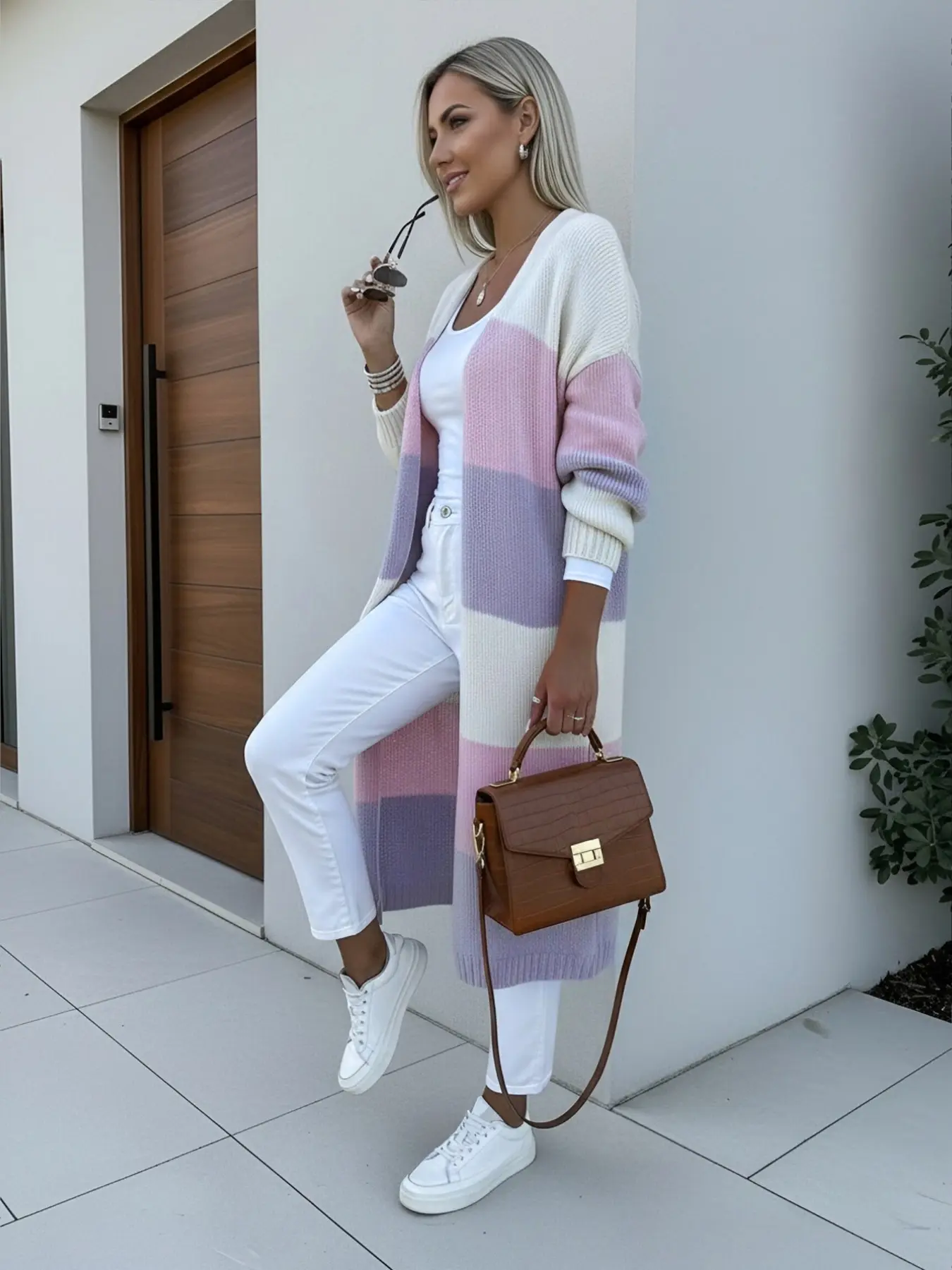Purple, pink, and white color combination