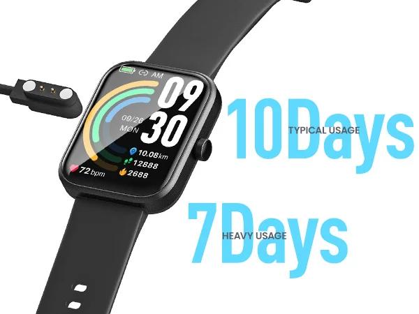 TOZO S3 Smart Watch (Answer/Make Call) Bluetooth Fitness Tracker with Heart Rate, Sleep Monitor FathersDayGift Wristwatch Wearable Smartphone