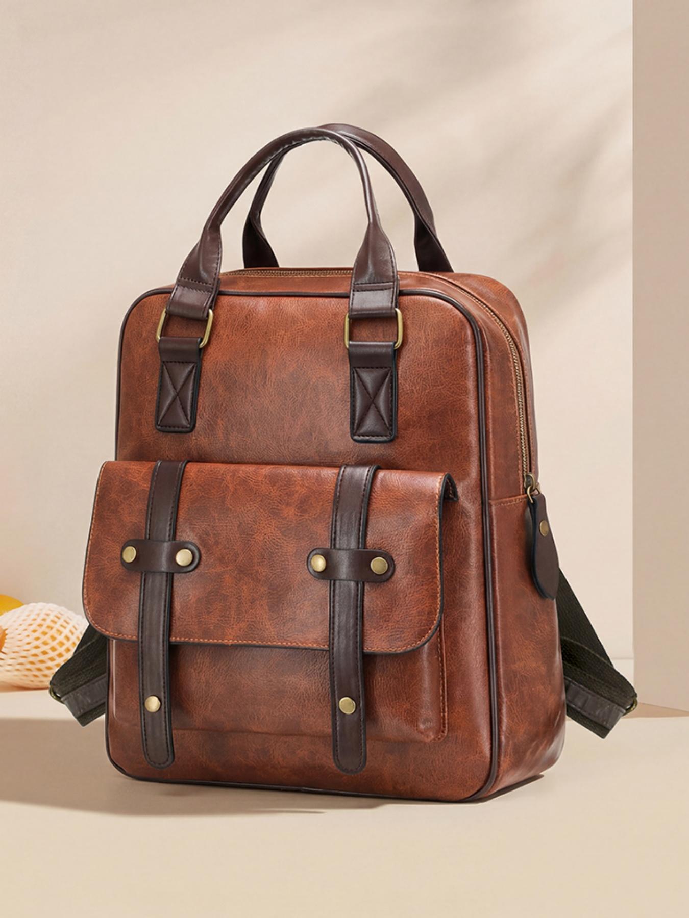 Vintage Backpack for Women Retro Fashion Purses School Backpack Casual Travel Daypack