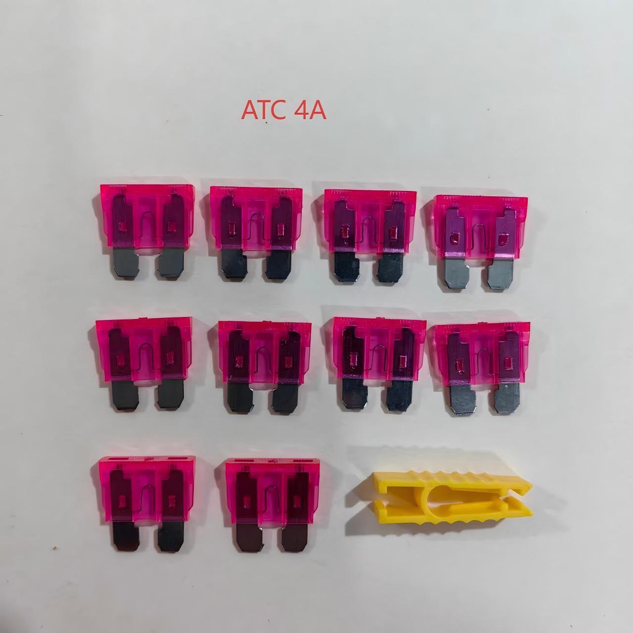 (10 Pack) Atc/ato Standard Blade Fuses, Nickel Plated, 12 Amp Specifications Available, Suitable for Cars, Trucks, Boats, Motorcycles, Suvs