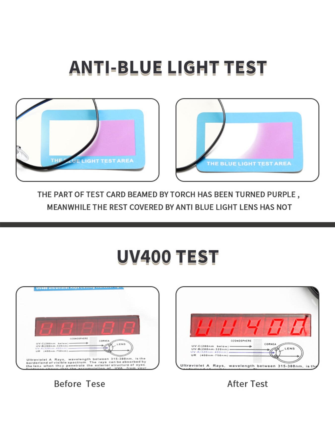 Mira Women's Simple Metal Frame Blue Light Blocking Glasses, Fashion Retro Oval Frame, Unisex Interchangeable Prescription Lenses G032OP