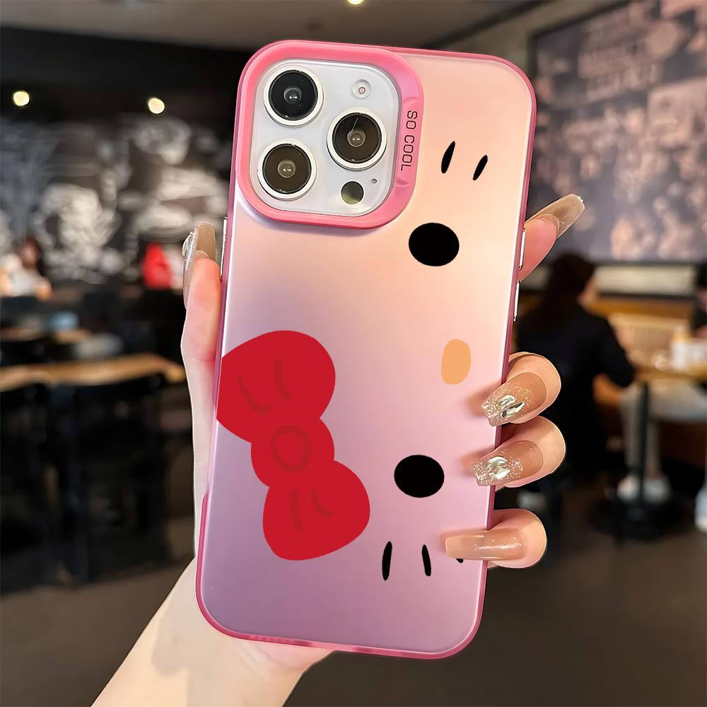 2026 New Cartoon Hellos Kittys Phone Case Suitable for iPhone 17 16e 16 15 14 13 12 11 Mini Pro Max Air X XR XSMAX 8 7 Plus Anti Fall Protection Matte Back Cover