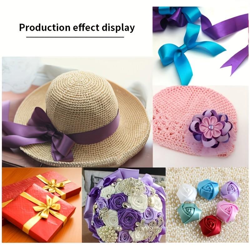 High-Quality Satin Ribbon Roll, Perfect for Wedding Decorations, Birthday Gift Wrapping, Party Setup, Christmas Display, Halloween Crafts