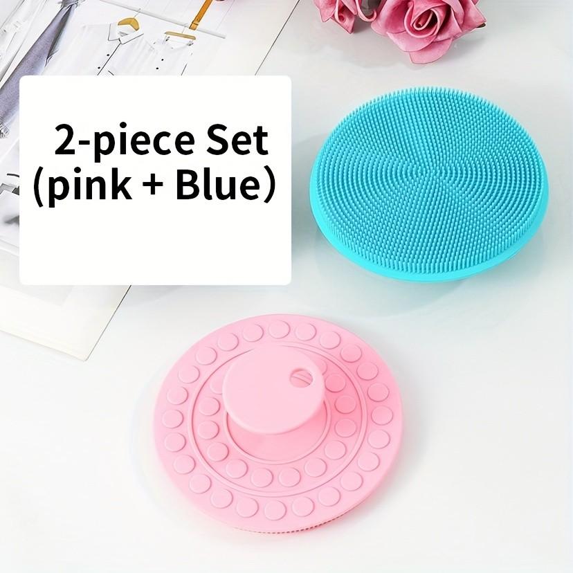 Silicone Bath Brush and Body Brush, Unisex Face Washing Brush, Soft Non-Irritating, Easy Foaming, Christmas Gift