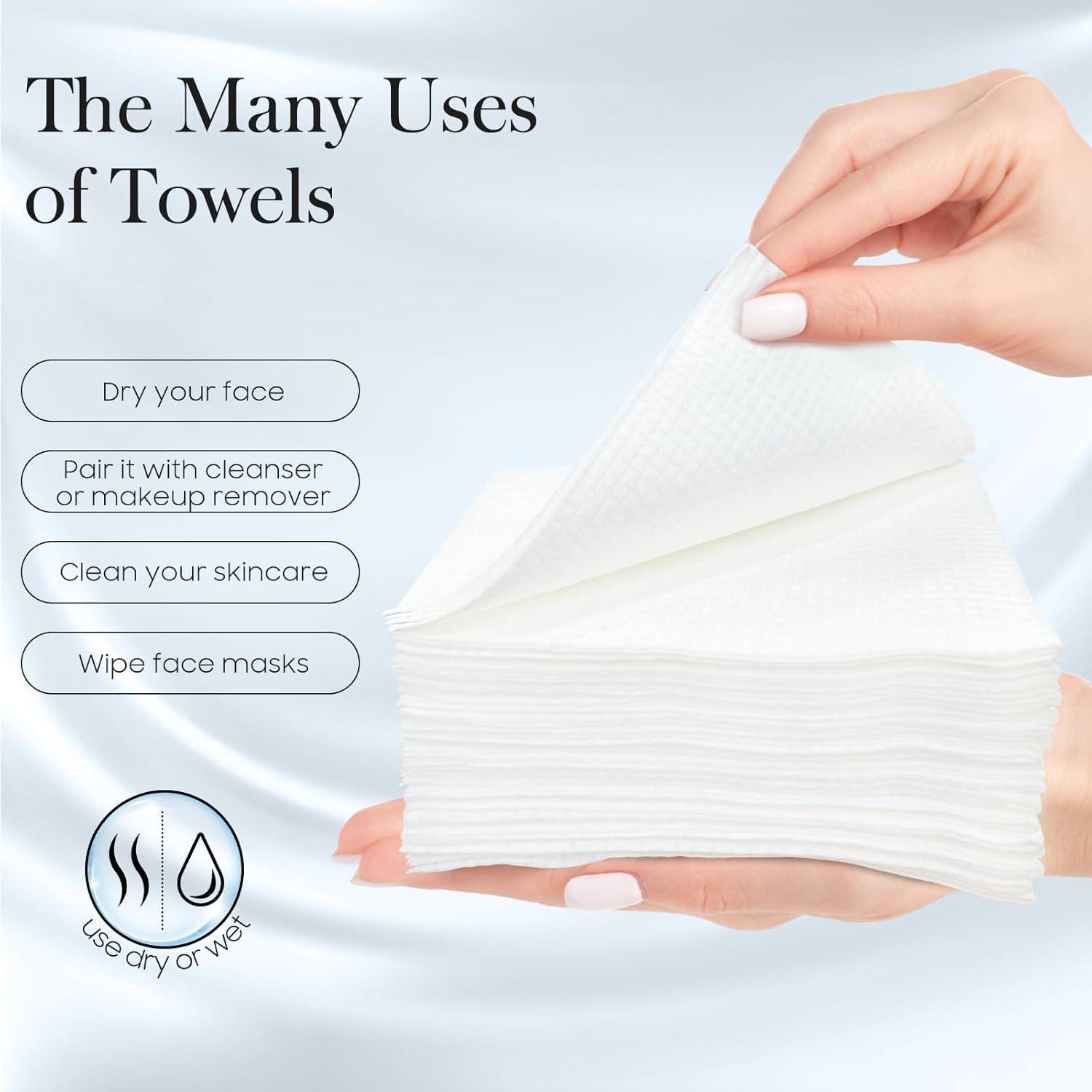 42 Packs Extra Thick&Large Compressed Towel Tablets – Disposable Face Towels & Washcloths for Travel, Camping Outdoor Use