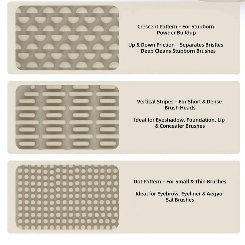 Silicone Foldable Brush Cleaner Bowl Makeup Sponge Brush Washer Puff Cleaning Tool Foldable Portable Silicone Texture Deep Clean Refreshes Makeup Tools