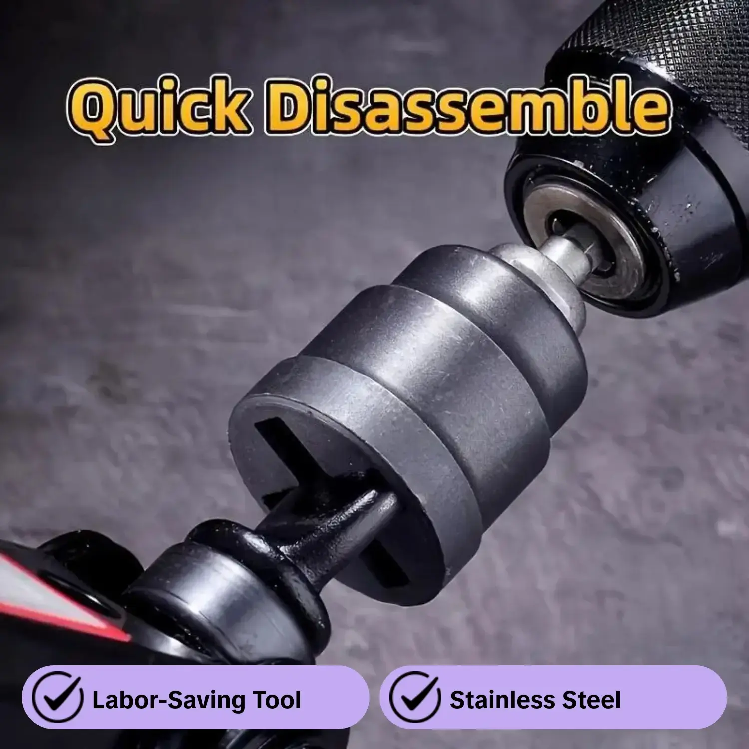 General labor-saving tire replacement tool for household and car maintenance - quick disassembly tire specific jack socket wrench, Tire changer tool, Car repair tools