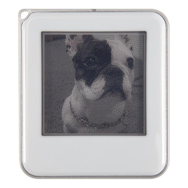Wireless NFC-Powered Ink Screen Keychain, 1.54-Inch 3-Color Square Screen, Wireless Image Transfer Photo Display (Phone & Electronics Camera Accessory)