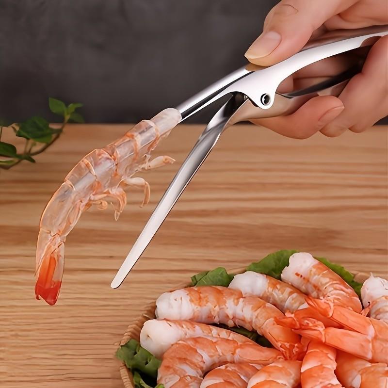 Stainless Steel Shrimp Peeler Multifunctional Shrimp Deveining Tool Shrimp Cleaner ShrimpThread Knife Shell Peeler Kitchen Tool